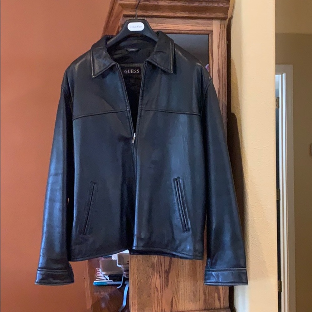 Men’s Black Leather Jacket